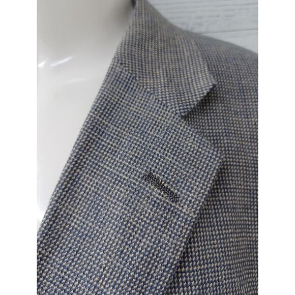 Vtg Tommy Hilfiger  Sport Coat Mens Gray 2 Button Jacket Blazer 46R - Picture 3 of 9